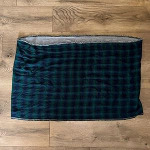 Ann Taylor LOFT Reversible Cozy Infinity Scarf Plaid & Houndstooth